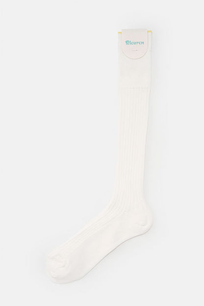 Rib semi-long socks/MENS(Kleuren ×DIGAWEL)