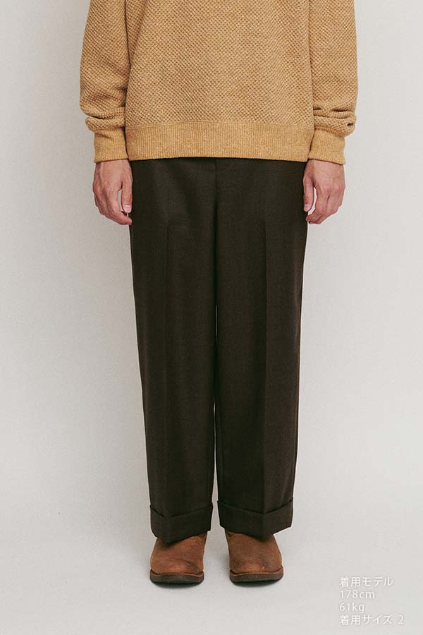 CP cropped slacks② wool