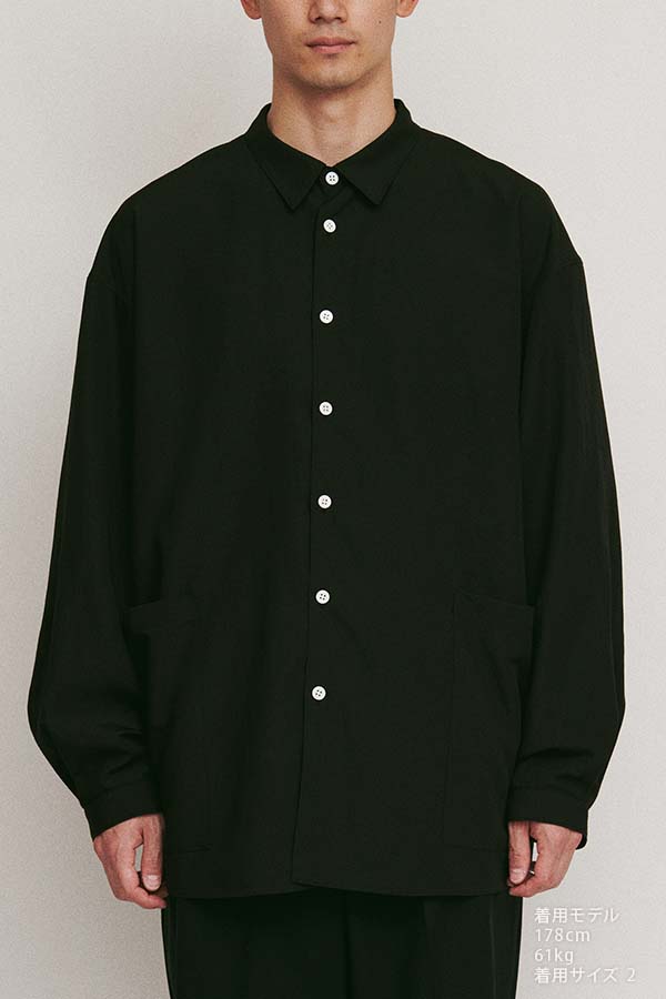 Side pocket L/S shirt②