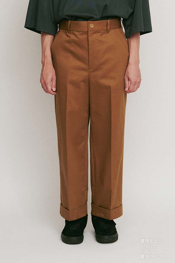 CP cropped slacks① cotton